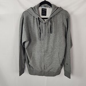 Stance Shelter ButterBlend Full Zip Jacket Hoodie Men Small Gray Cozy Athleisure